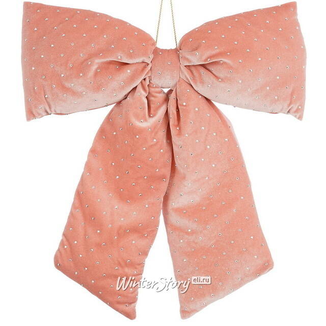 Бант на елку Bomont - Crystal Elegant 50*39 см пудровый Edelman