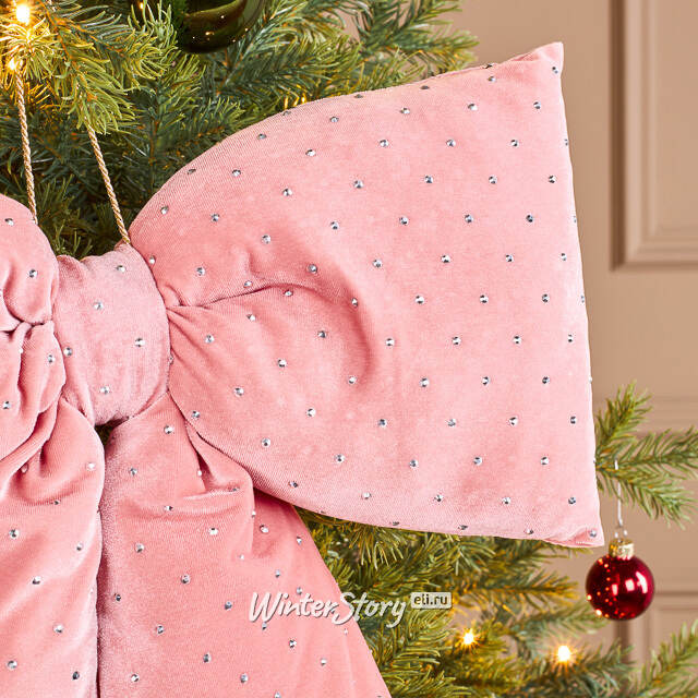 Бант на елку Bomont - Crystal Elegant 50*39 см пудровый Edelman