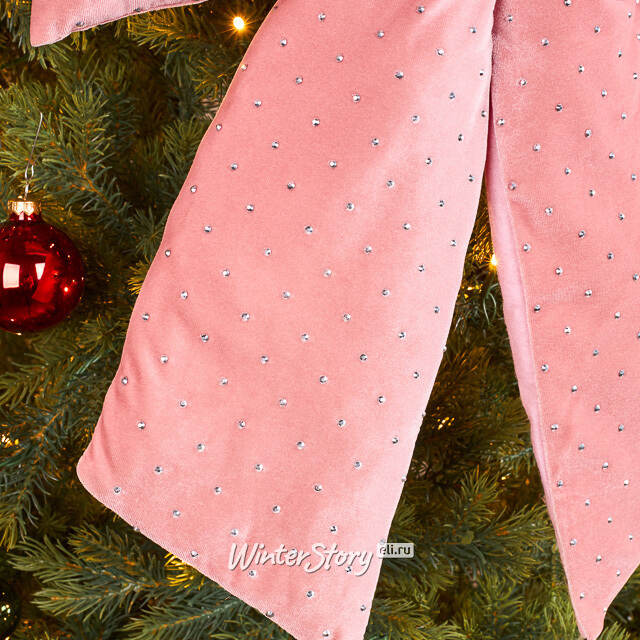 Бант на елку Bomont - Crystal Elegant 50*39 см пудровый Edelman