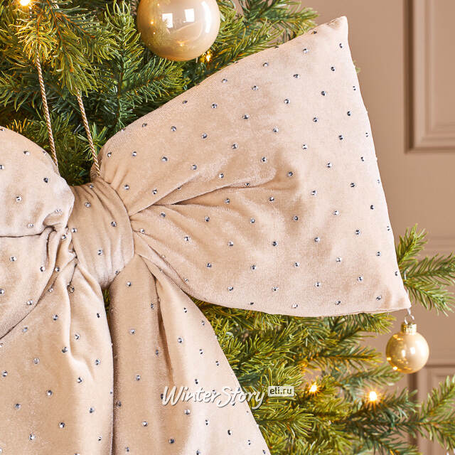 Бант на елку Bomont - Crystal Elegant 50*39 см кремовый Edelman