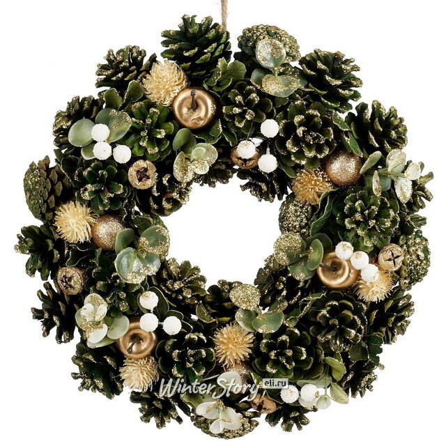 Новогодний венок из шишек Dorking - Magic Forest 34 см Edelman