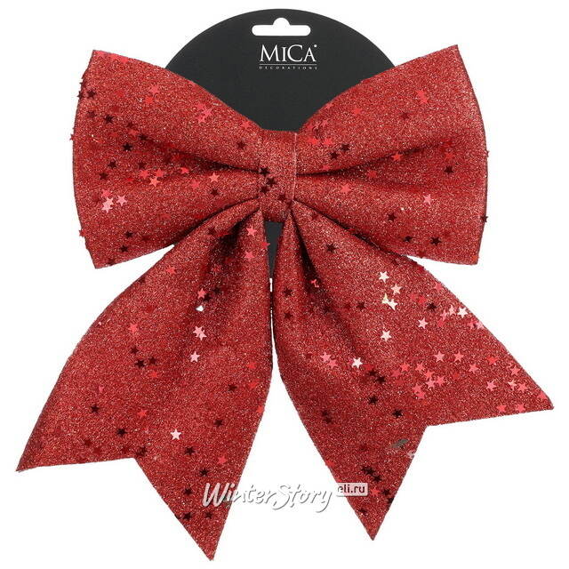 Бант для декора Feira 24*20 см алый Edelman