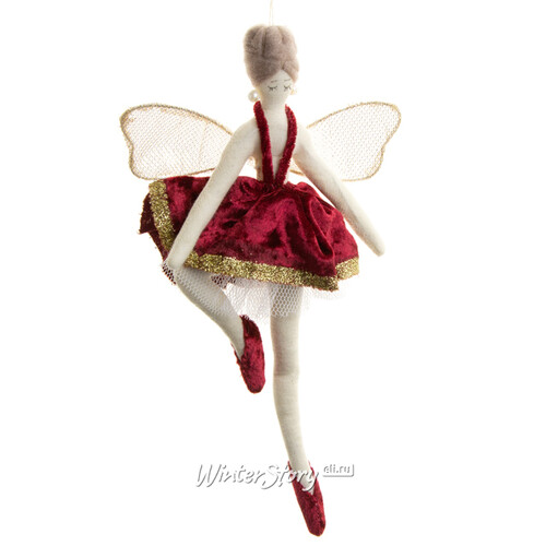 Кукла на елку Фея - Балерина Джорджина 24 см, подвеска Due Esse Christmas