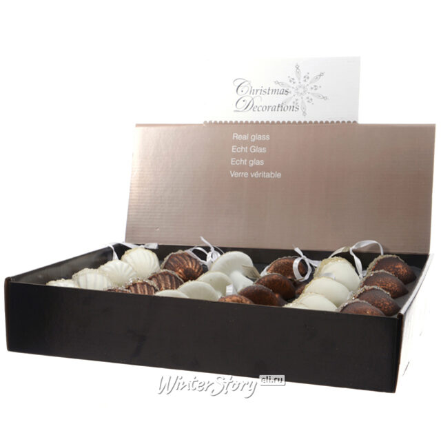 Набор винтажных елочных игрушек Лесное Царство, 24 шт, стекло Kaemingk