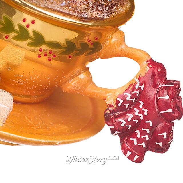 Елочная игрушка Сладкая Жизнь Мышки Чейзи 11 см, , подвеска, стекло Winter Deco