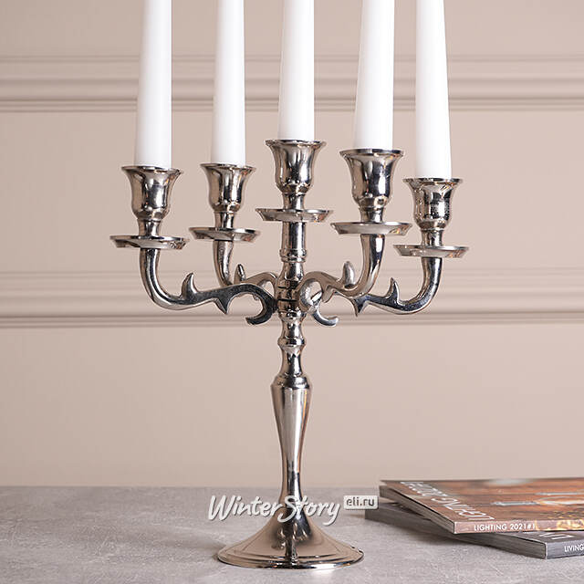 Подсвечник-канделябр на 5 свечей Авиньон 26 см Boltze