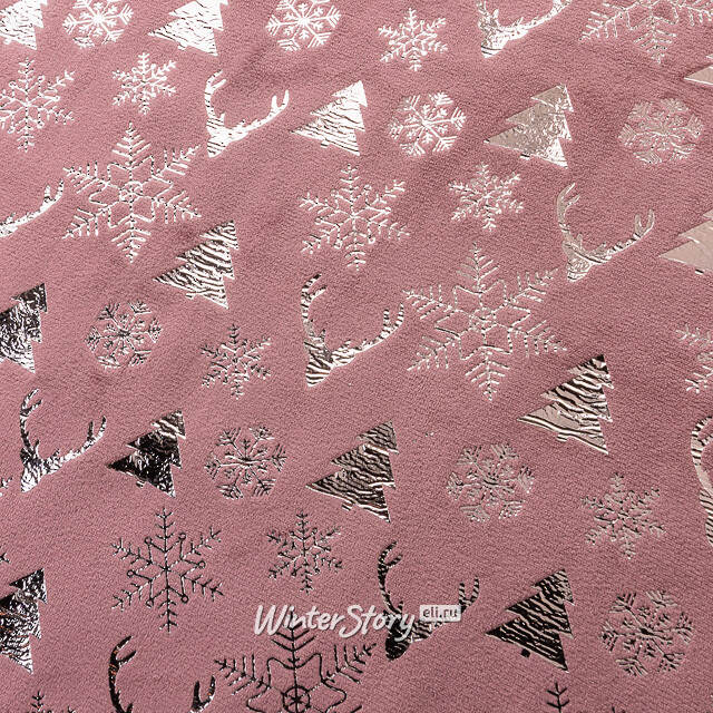 Новогодняя дорожка Rosantico - Зимний Лес 270*48 см Due Esse Christmas (Ду Эссе Кристмас)