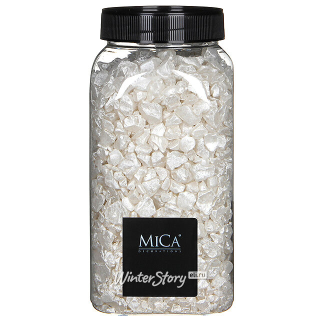 Присыпка Камешки 0.8 кг белые Edelman