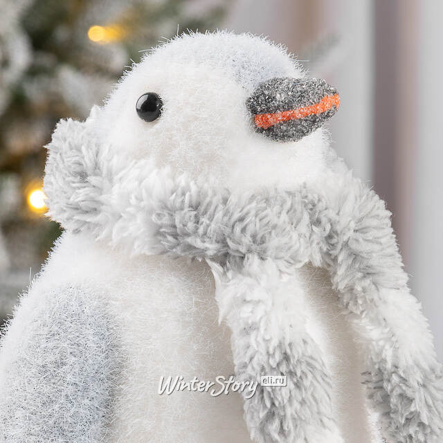 Декоративная фигура Пингвин Шанти в шарфе - Ice Heart 22 см Christmas Deluxe