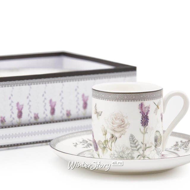 Кофейный набор Giardino di Lavanda, 4 предмета EDG (ЭДГ)