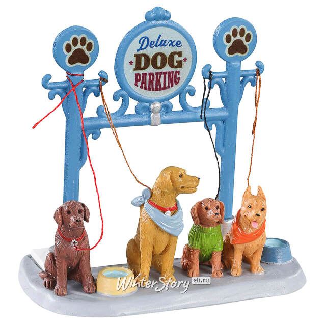 Композиция Dog Parking 9 см Lemax