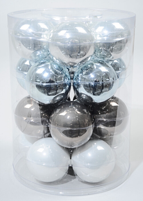 Коллекция стеклянных шаров Winter Decoration 6 см, 20 шт Kaemingk