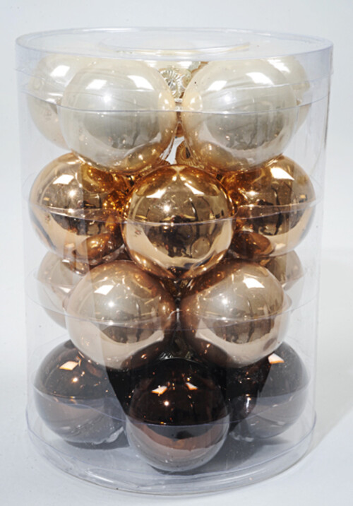 Коллекция стеклянных шаров Нежность 6 см, 20 шт Kaemingk