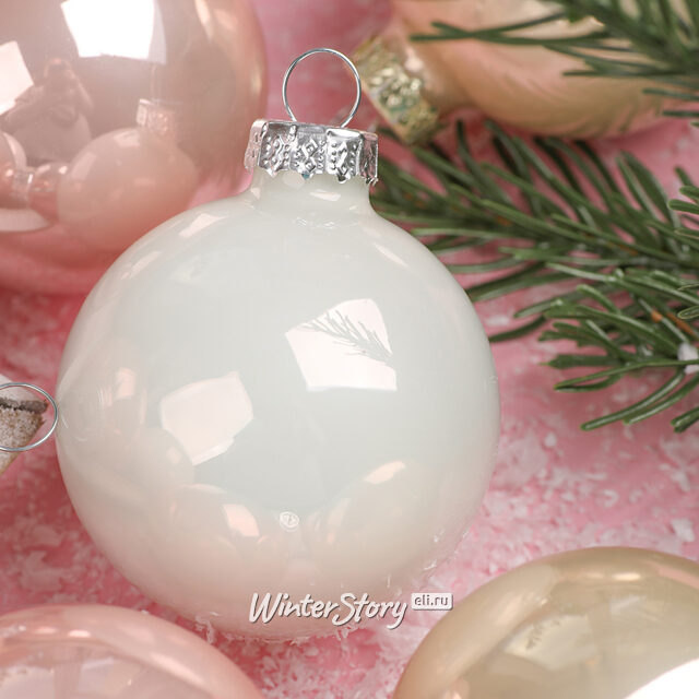 Коллекция стеклянных шаров Жемчужная Нежность 6 см, 20 шт Winter Deco
