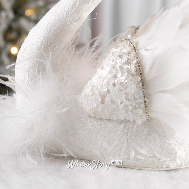 Декоративная фигура Царевна Лебедь Элизе - Warm heart 38*20 см Christmas Deluxe