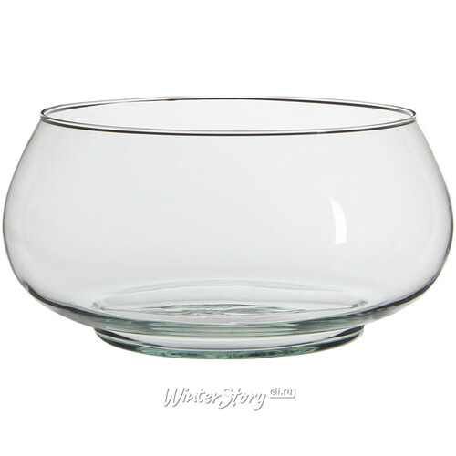 Плоская ваза Ле Шампо 26*13 см, стекло Edelman