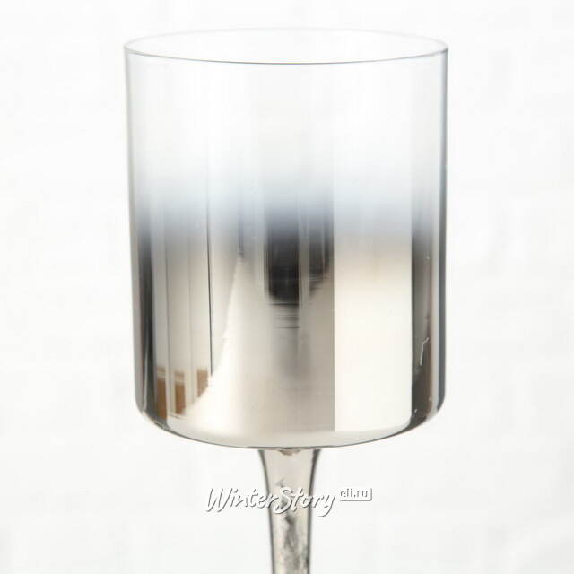 Стеклянный подсвечник-бокал Graccio 25 см Boltze