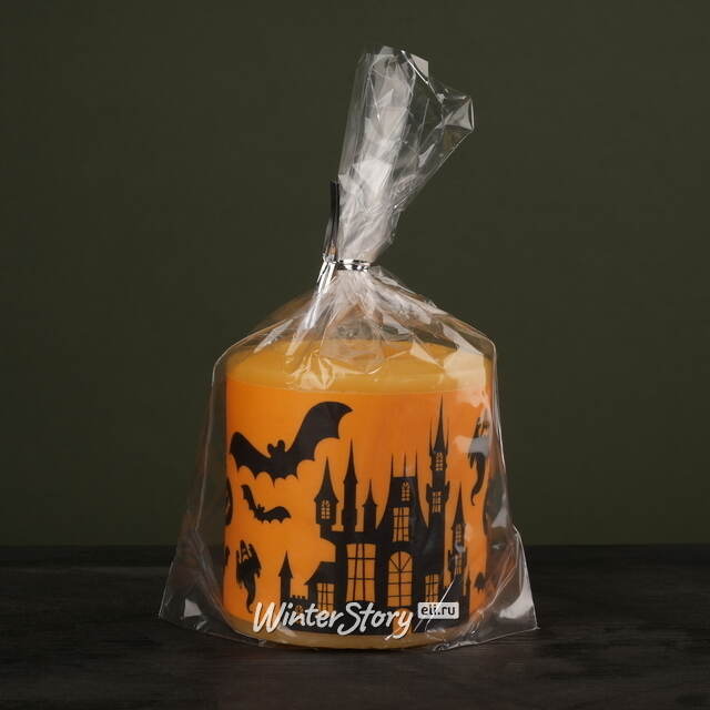 Декоративная свеча Хэллоуин - Дом с привидениями 13 см Омский Свечной