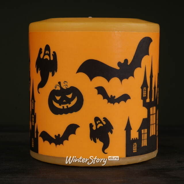 Декоративная свеча Хэллоуин - Дом с привидениями 13 см Омский Свечной