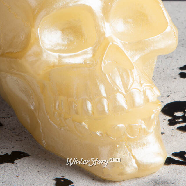 Декоративная свеча-хамелеон Череп 8 см Омский Свечной