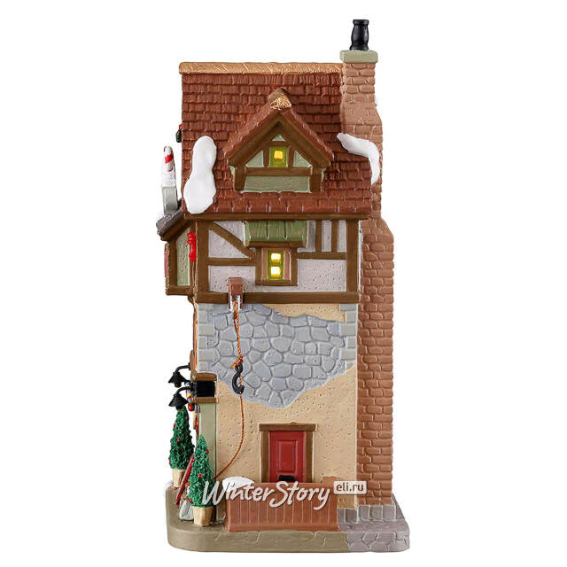 Кофейня The Coffee Bean Grinder 22*14 см, подсветка Lemax