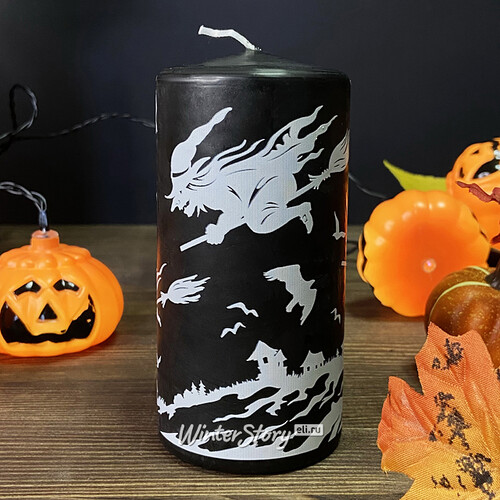 Декоративная свеча Хэллоуин - Ночной полет 13 см Омский Свечной