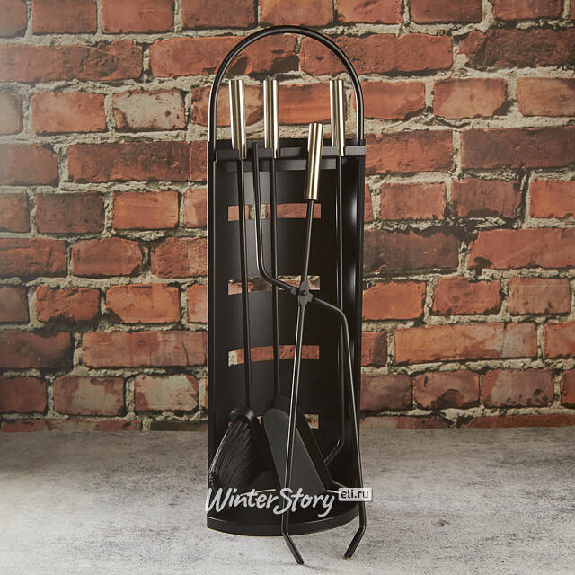 Каминный набор Вилфорд 65 см, 4 предмета, закаленная сталь Koopman