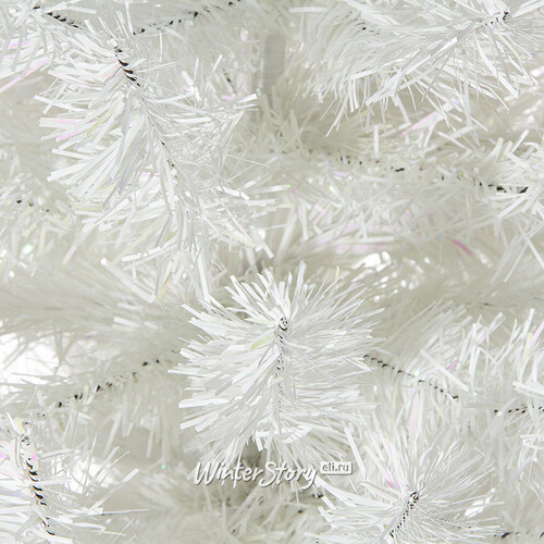 Искусственная настольная белая елка Радужная 90 см, ПВХ Елки Торг