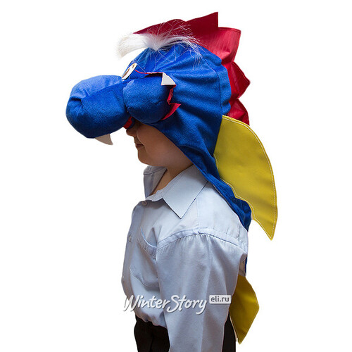 Карнавальная шапка Дракон, с крыльями, 54-56 см Бока С