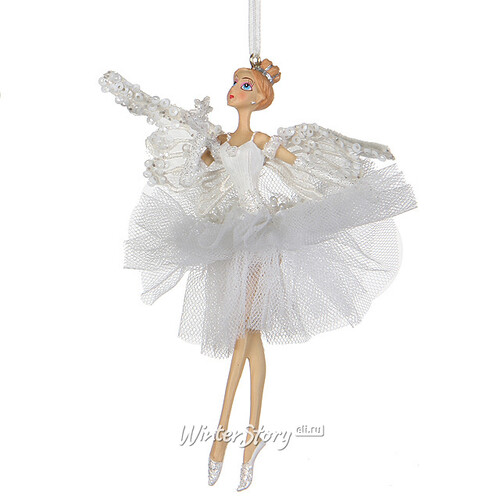 Елочное украшение "Балерина Сильфида руки в стороны", 15 см Katherine’s Collection