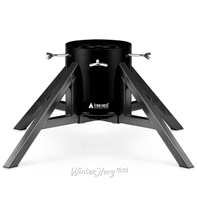 Подставка для елки 74*32 см, высотой до 3.5 м, диаметр ствола до 15 см, черная Tree Nest