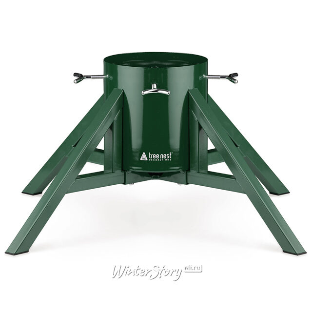 Подставка для елки 74*32 см, высотой до 3.5 м, диаметр ствола до 15 см, зеленая Tree Nest