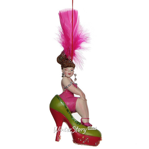 Елочная игрушка "Роскошная леди в туфле", 20 см Katherine’s Collection