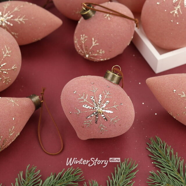 Елочные шары Энгердал 10-15 см, 12 шт, стекло Winter Deco