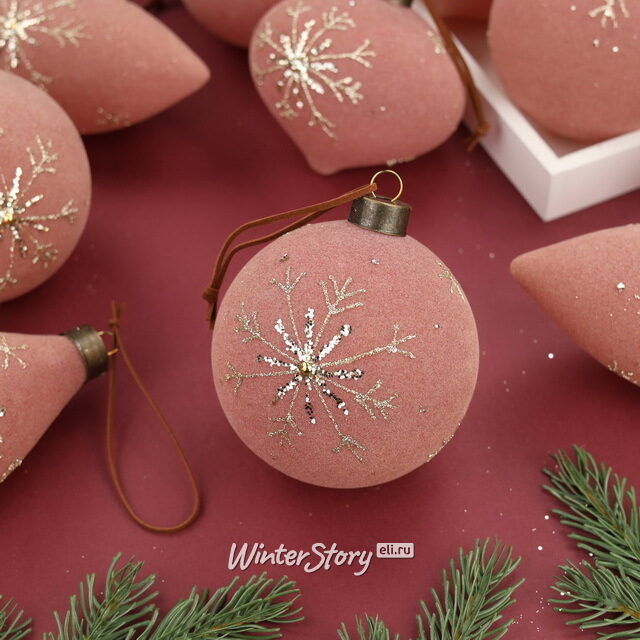 Елочные шары Энгердал 10-15 см, 12 шт, стекло Winter Deco