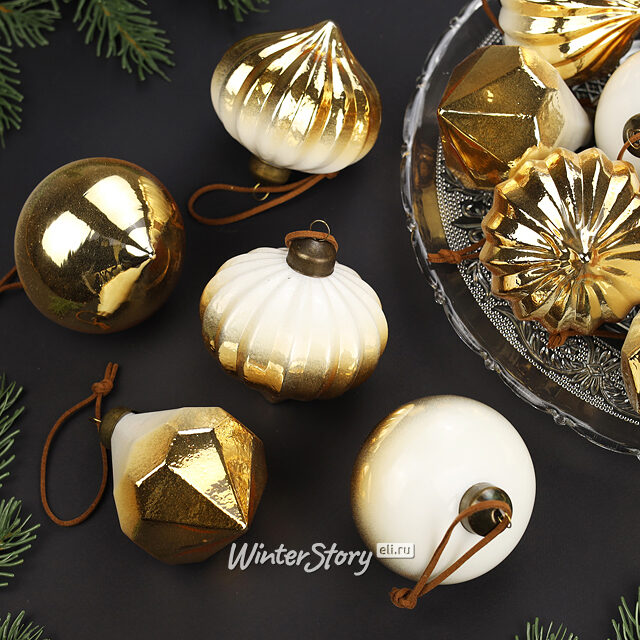 Елочные шары La Ballare 8-9 см, 12 шт, стекло Winter Deco