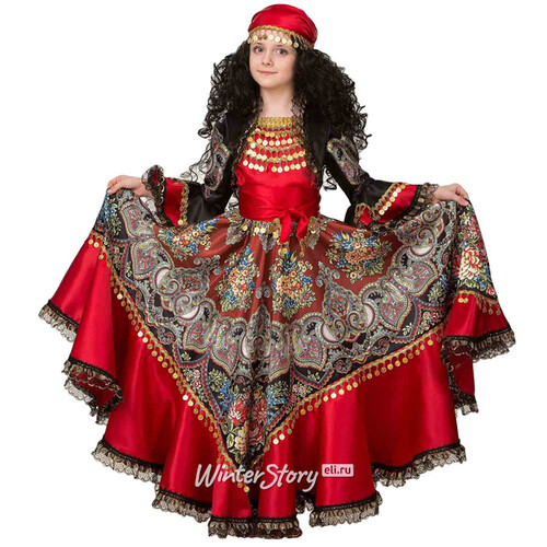 Карнавальный костюм Цыганка Сэра, рост 128 см Батик
