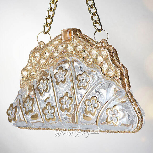 Елочная игрушка Сумочка Леди Эстер 13 см, подвеска Forest Market