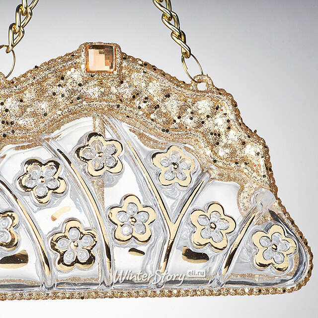 Елочная игрушка Сумочка Леди Эстер 13 см, подвеска Forest Market