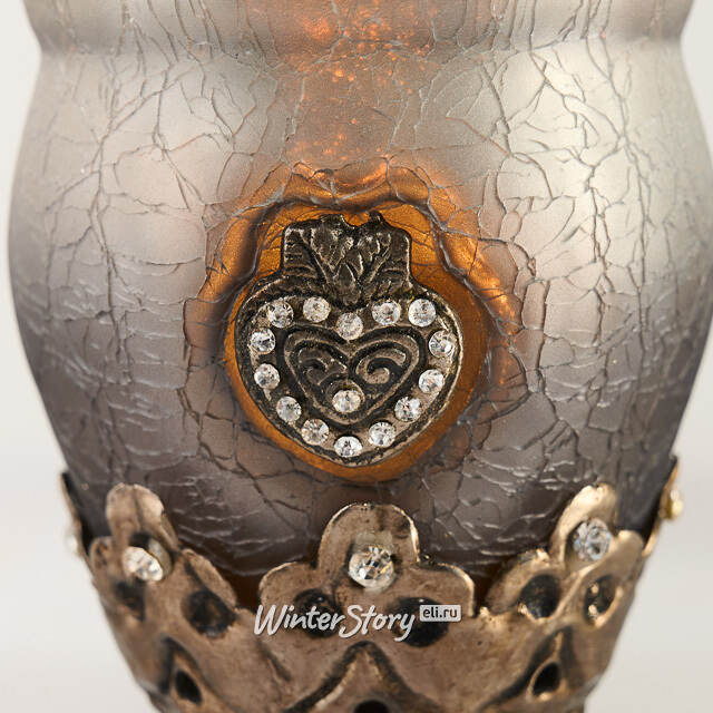 Подсвечник Очарование ночи, 7*7.5 см, графит матовый Kaemingk