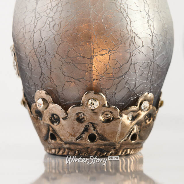 Подсвечник Очарование ночи, 7*7.5 см, графит матовый Kaemingk