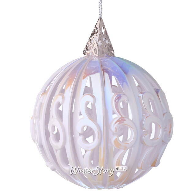 Елочный шар Ледяное Кружево 9 см Forest Market