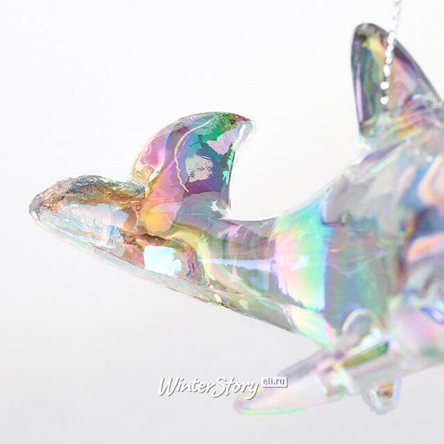 Елочная игрушка Дельфин - Радужный Бриз 7 см, подвеска Forest Market