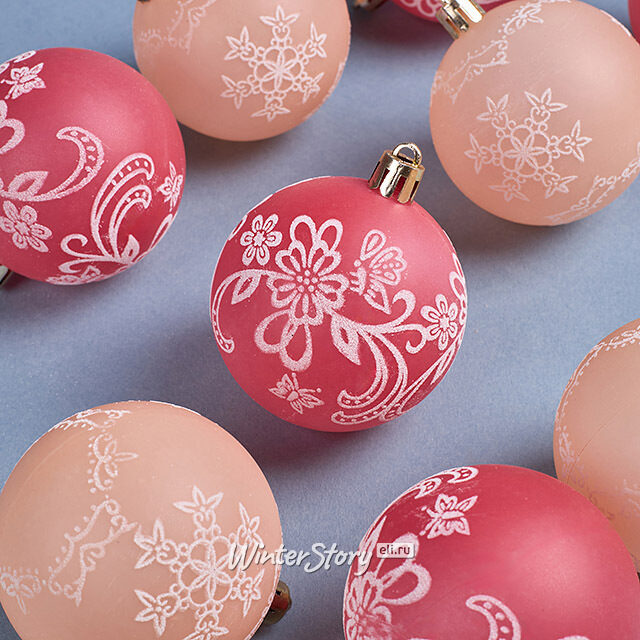 Набор пластиковых шаров Tutte Corde: Венецианский закат 6 см, 9 шт Winter Deco