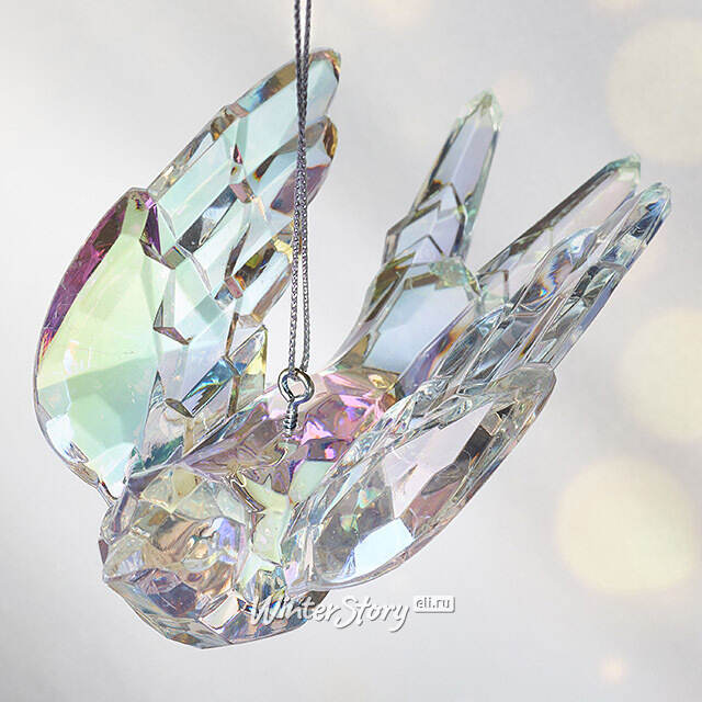 Елочная игрушка Ласточка Лейден 11 см, подвеска Forest Market