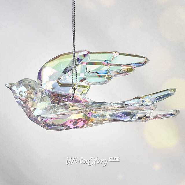 Елочная игрушка Ласточка Лейден 11 см, подвеска Forest Market