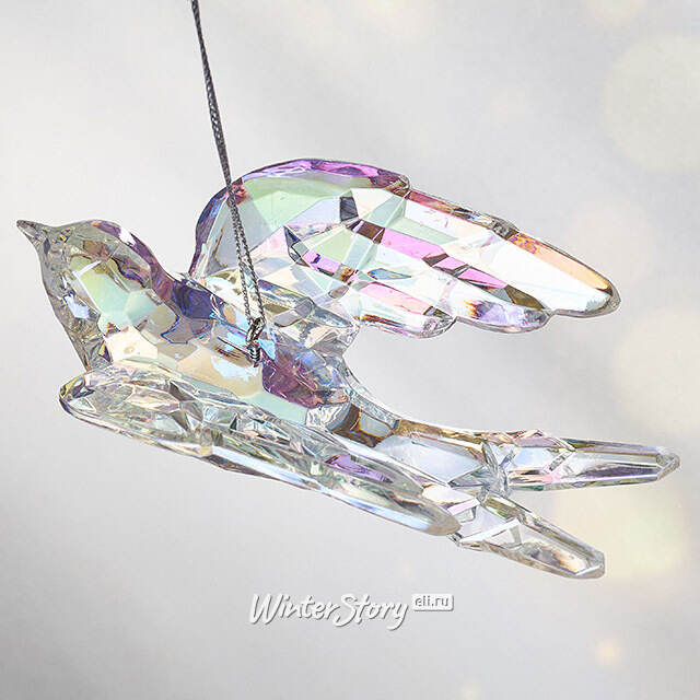 Елочная игрушка Ласточка Лейден 11 см, подвеска Forest Market