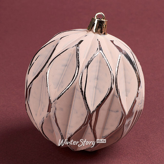 Набор пластиковых шаров Palazzo: Винтажный розовый 8 см, 9 шт Winter Deco