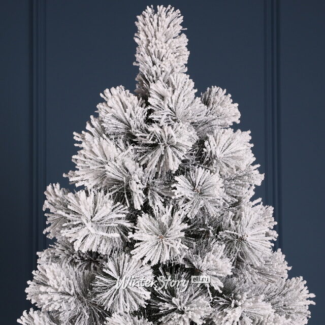 Искусственная елка с лампочками Монблан заснеженная 260 см, 450 теплых белых LED ламп, ЛЕСКА Winter Deco