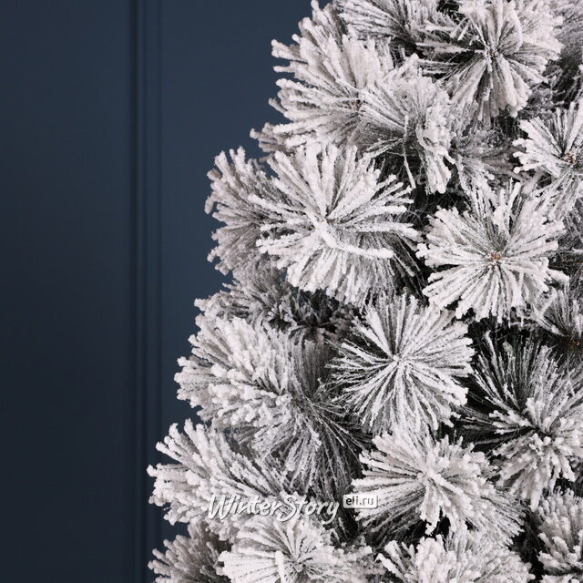 Искусственная елка с лампочками Монблан заснеженная 260 см, 450 теплых белых LED ламп, ЛЕСКА Winter Deco